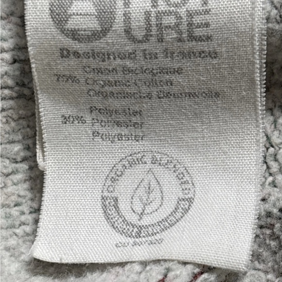 Picture C.F. Organic Cotton Olive Crewneck Sweatshirt- M - Picture 6 of 10